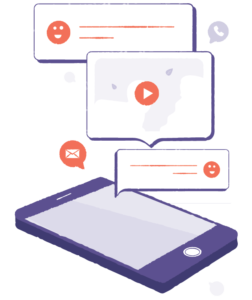 un smartphone recevant plusieurs notifications de mail, de réseaux sociaux etc
